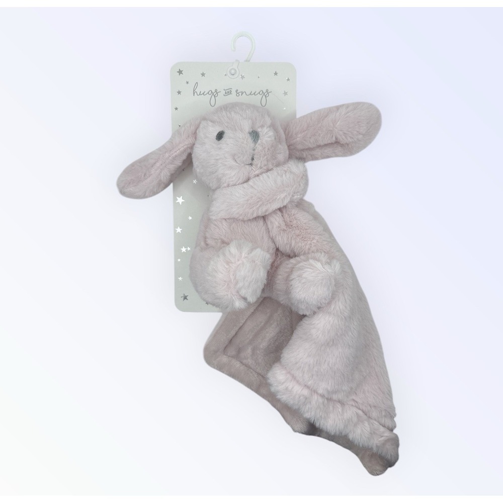 HUGS AND SNUGS BUNNY LOVEY PINK‎ NEW!!